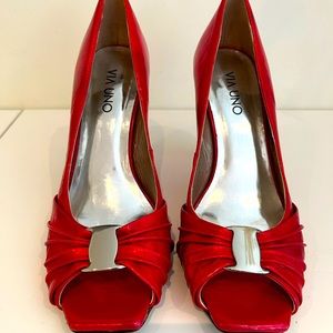 Via Patent Red heels